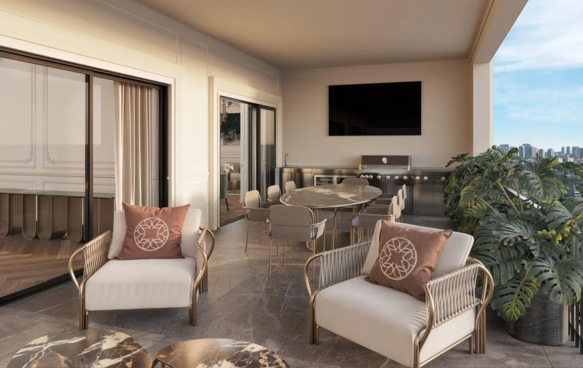 Maison Furnished by ELIE SAAB con interiores de la firma libanesa en Bosque Real, Huixquilucan — foto 24