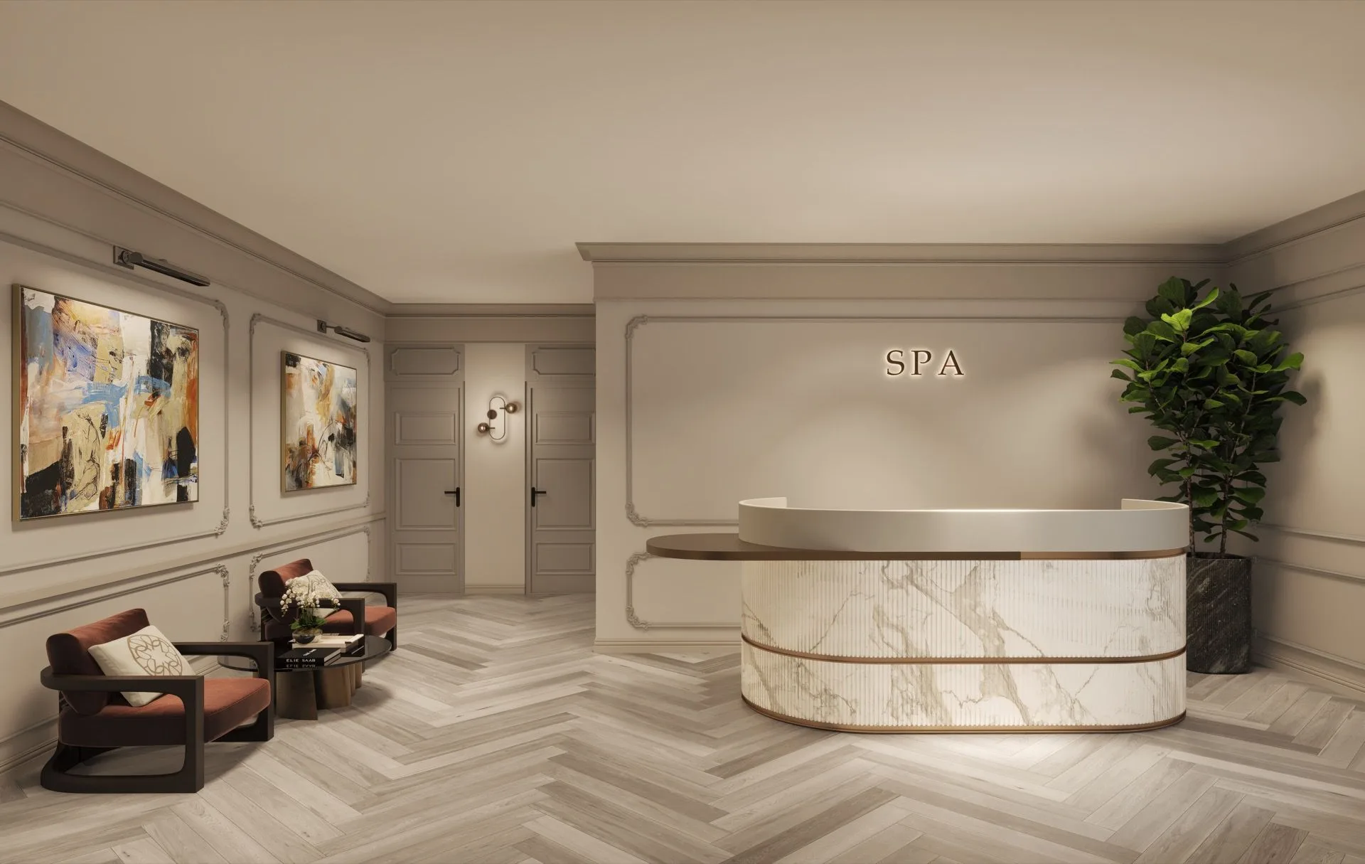 Maison Furnished by ELIE SAAB con interiores de la firma libanesa en Bosque Real, Huixquilucan — foto 5