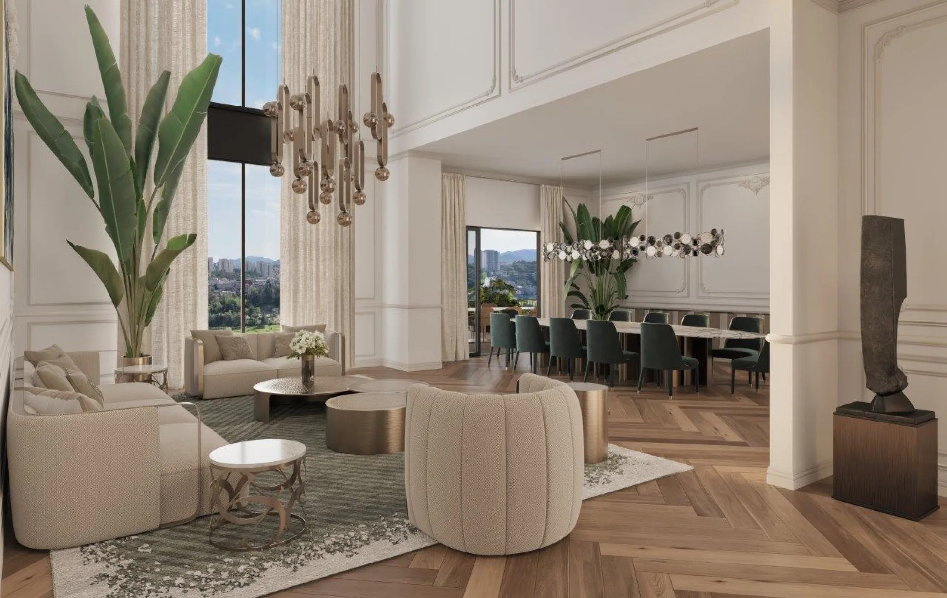 Maison Furnished by ELIE SAAB con interiores de la firma libanesa en Bosque Real, Huixquilucan — foto 10