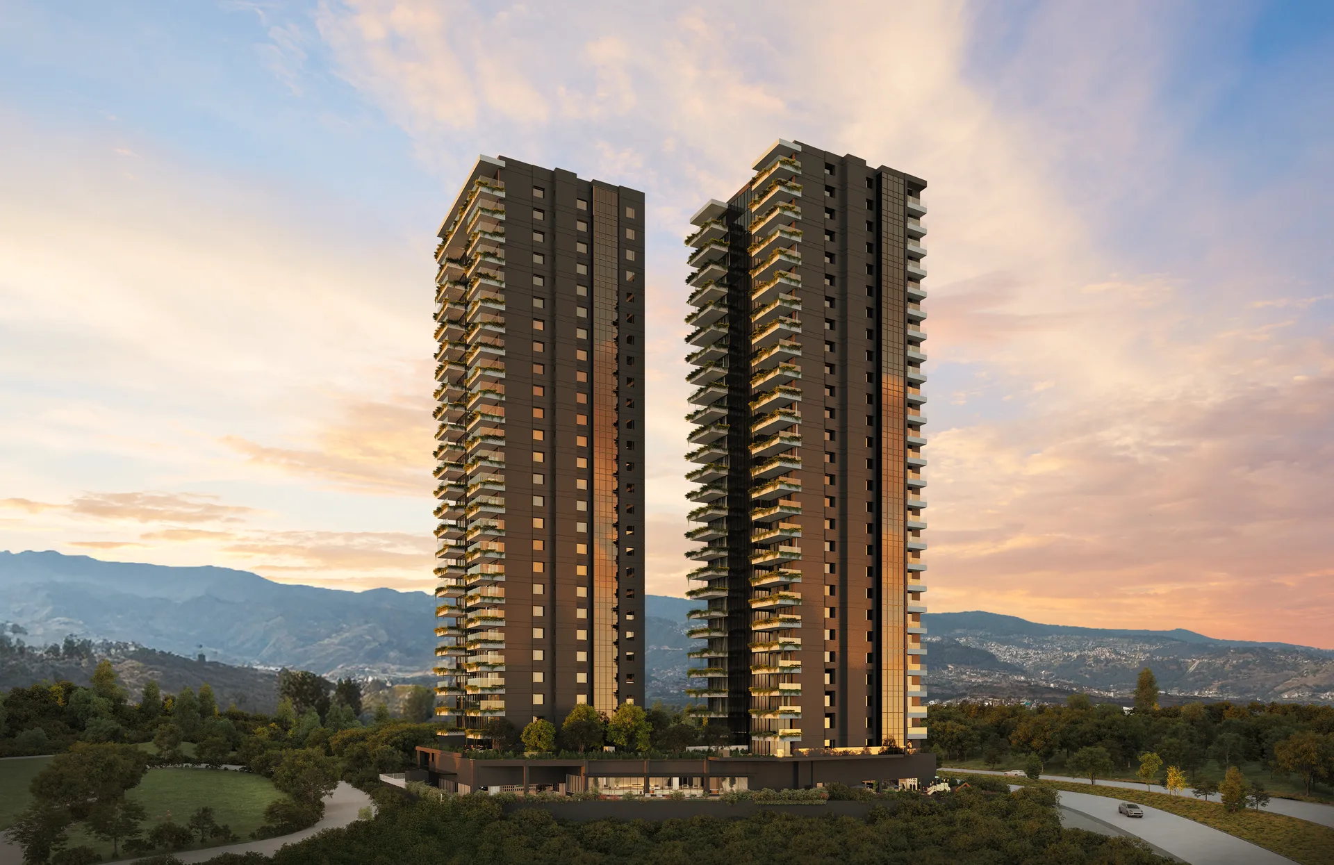 Silenzio Residences en Bosque Real, Huixquilucan — vistas al campo de golf, foto 2